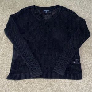 Black Chunky Knit American Eagle Sweater